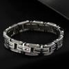 316L Titanium Steel Domineering Cross Bracelet Charm Bracelet for Men Fashion Jewelry Men's Friendship Bracelets Gifts