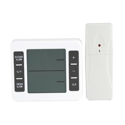 Refrigerator Thermometer with Alarm LCD Display Temperature Trend Indicator High and Low Records for Outdoor Indoor Temperature Sensor