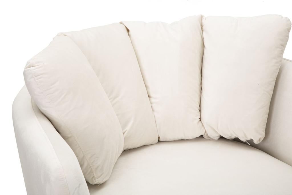 Armchair Kiev Cream Cm 88X77X74