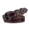 Pure Leather Belt For Women With Metal Pin Closure For Daily Fashion And Jeans