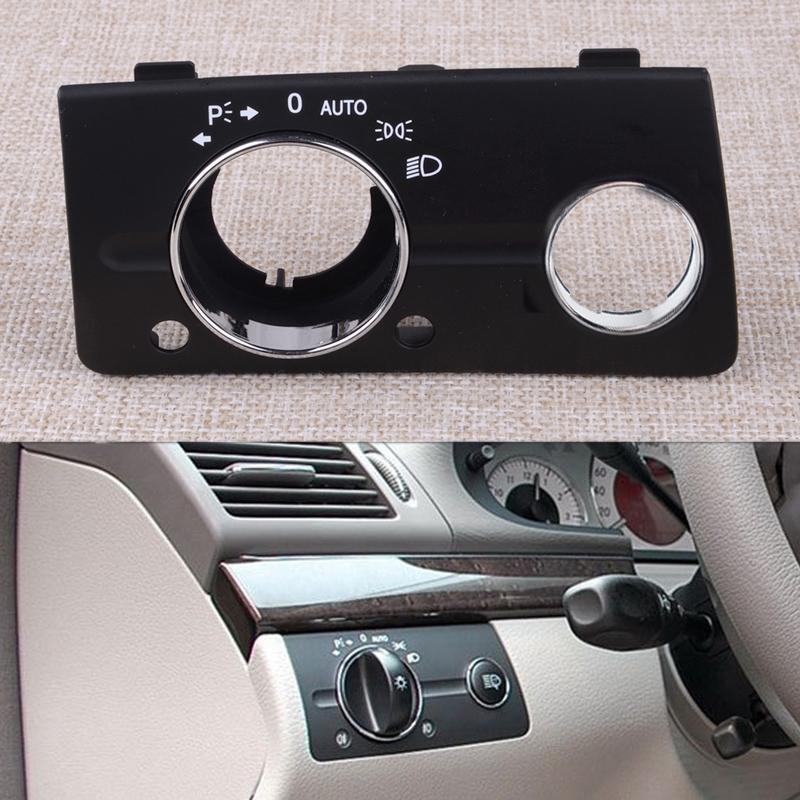 Interior Black Headlight Switch Button Panel Cover Trim Fit for Mercedes Benz W211 E Class 2003-2008 21154507049116