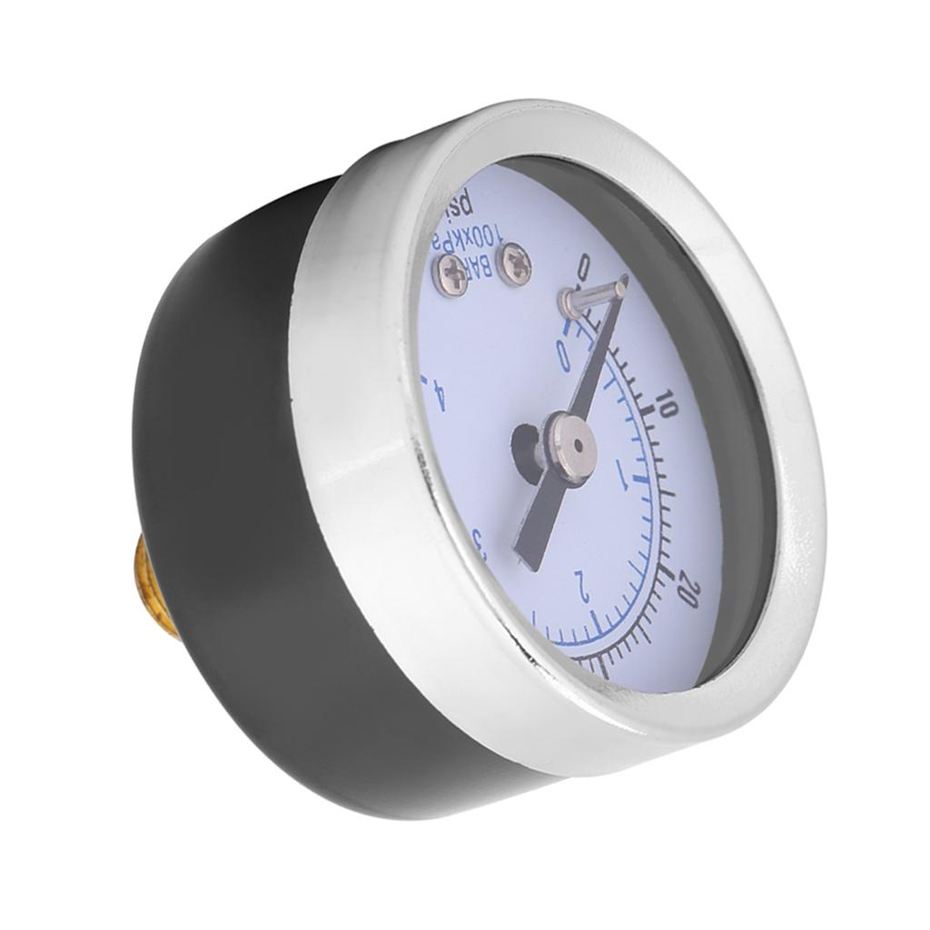 0?60psi 0?4bar 18NPT Pressure Gauge Manometer for Water Air Oil Dial Instrument