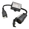 1Pc Portable Trailer Connector Accessories American 4-pin To European 7-pin Adapter Trailer Harness Connection Converter