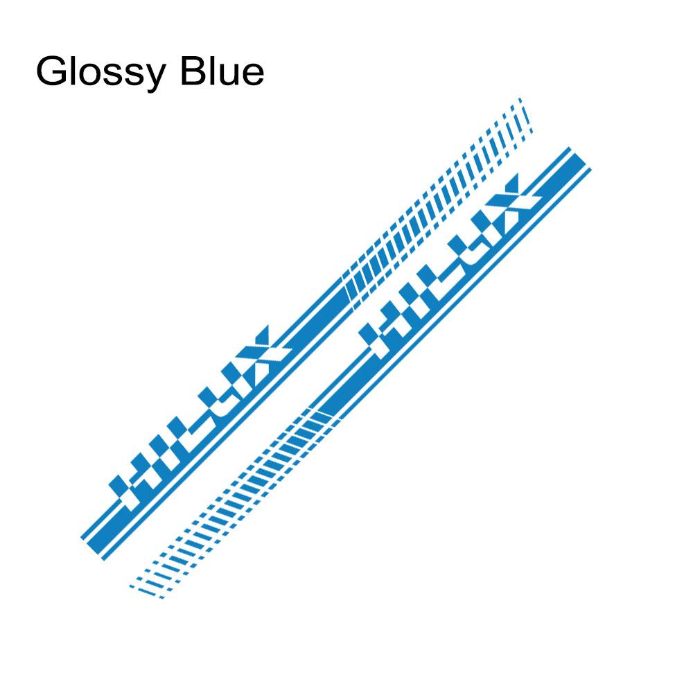 For Toyota Hilux Vigo Revo Pickup Door Side Stripes Sticker Truck Graphics Vinyl Decor Covers Car Decals Auto Tuning Accessories