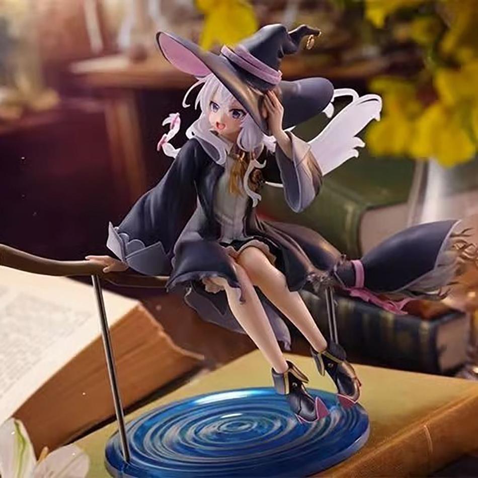 Anime Wandering Witch: The Journey Of Elaina 20Cm Elaina Pvc Action Figure Collection Ornaments Model Toys For Kid Birthday Gift