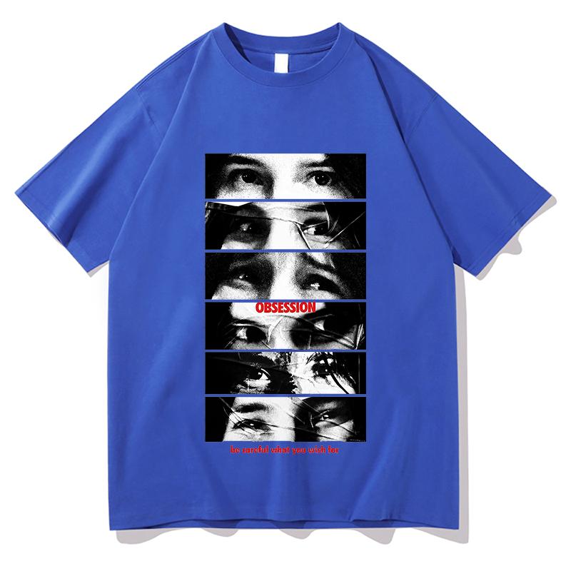 Movie Obsession Nikki Eyes T Shirts Vintage Graphic Print Summer Round Neck High Quality Cotton Tops Unisex Unisex Harajuku Y2K Tees