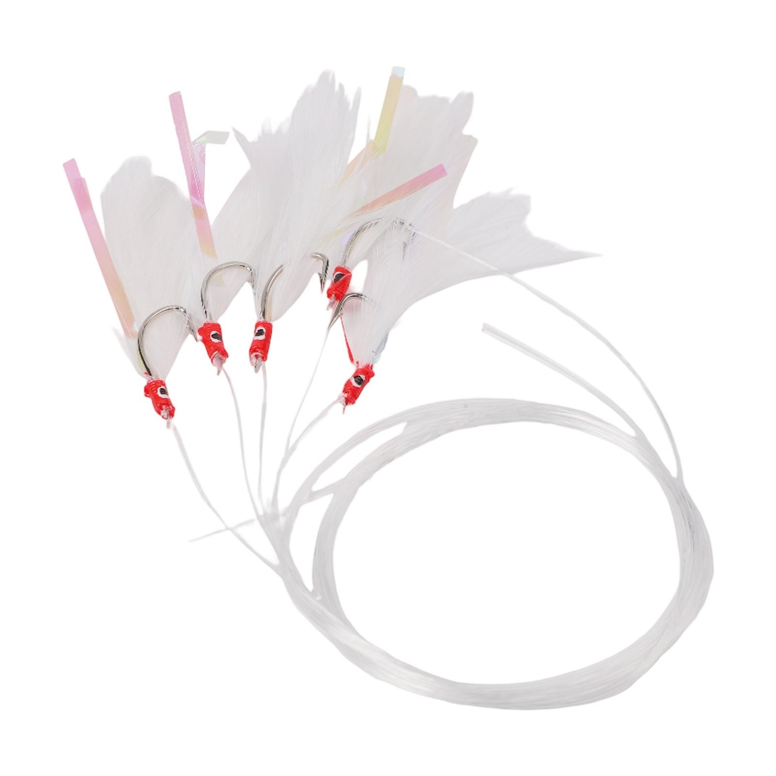 

5pcs For Sabiki Rigs with Hooks for Effective For Deep Sea Fishing Techniques