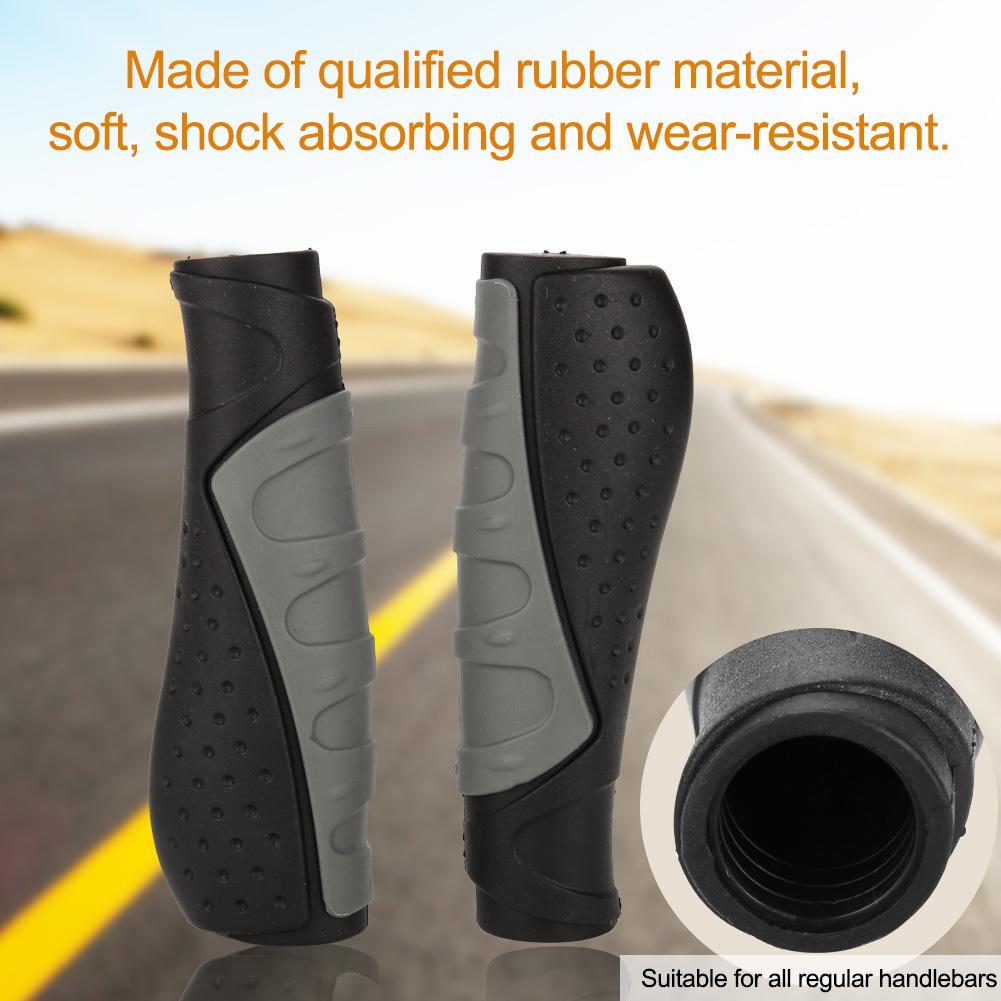 

1 пара Нескользящие Эргономичные Ручки Руля Велосипеда Резиновые Грипсы Аксессуары для Велоспорта
