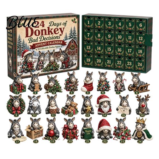 Christmas Party Favor with Mini Calendar 24-Day Tzu Advent Toy Shih Countdown Set Dog Stocking