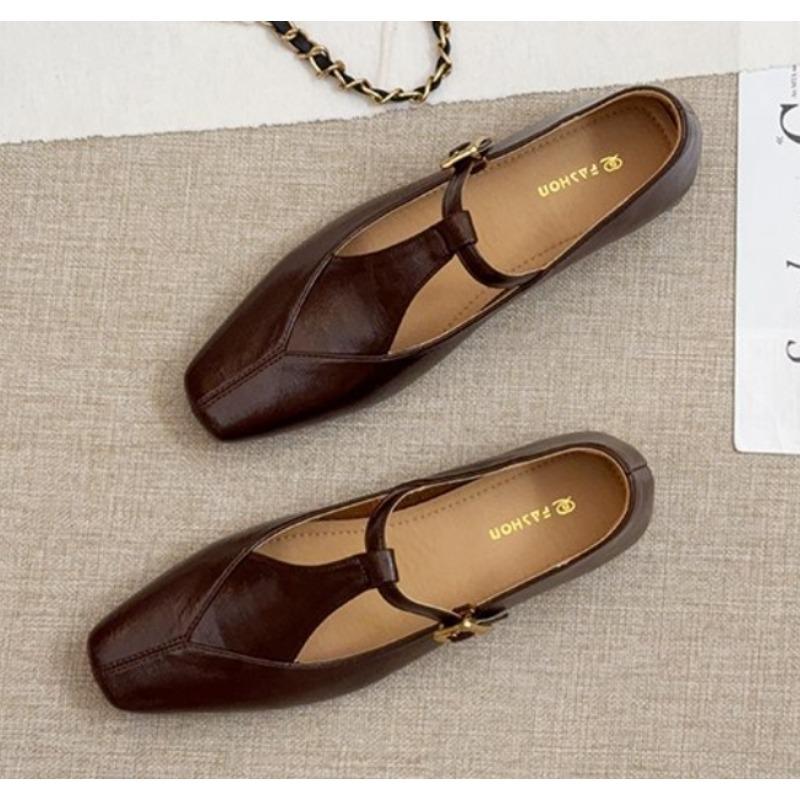 Fashion New Autumn Women's Flats Ballet Shoes Brand Designer Women Casual Loafers Fashion Mary Janes Shoes Round Toe Ballerina Female