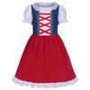 Children's Bavarian Pink Oktoberfest Costume Dress