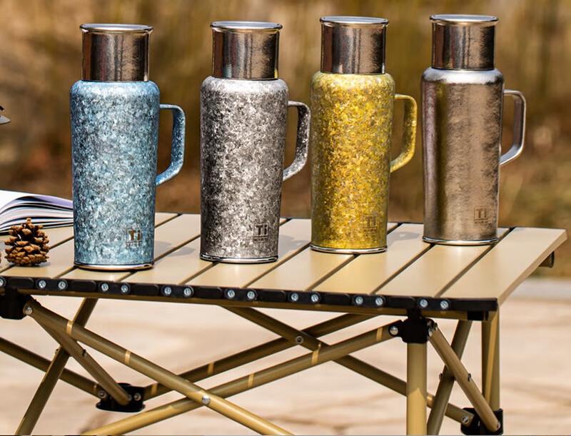 MENDASHI Full Titanium Insulated Tea Brew Bottle