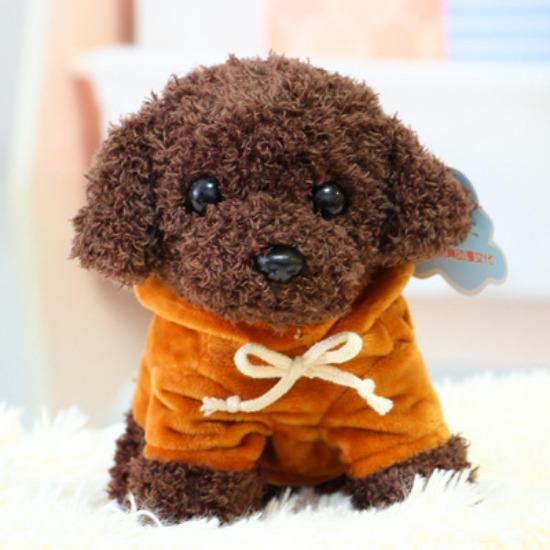 Sweatshirt Teddy Dog Cute Simulation Dog Plush Toy Claw Machine Doll Birthday Gift Event Gifts