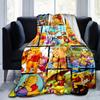 1pc. Winnie the Pooh & Friends Cartoon Print Blanket - Home Office Outdoor Gift Suitable for All Seasons (Home Decor)z0417290