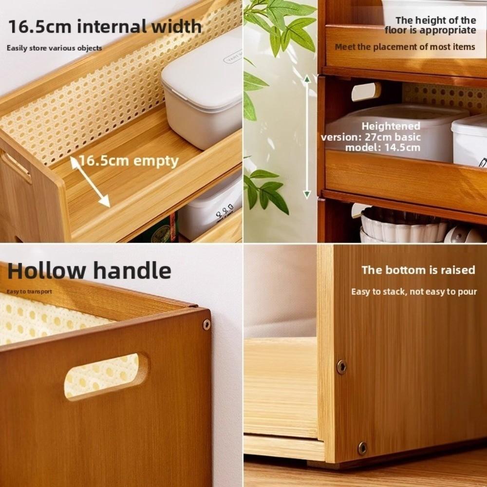 Large Capacity Desktop Storage Rack Stackable Countertop Rack New Dining Table Rack  Desktop Use
