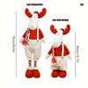 1pc Big Size Retractable Santa Claus Snowman Elk Xmas Figurines Christmas Decoration Gift Xmas Tree Ornament