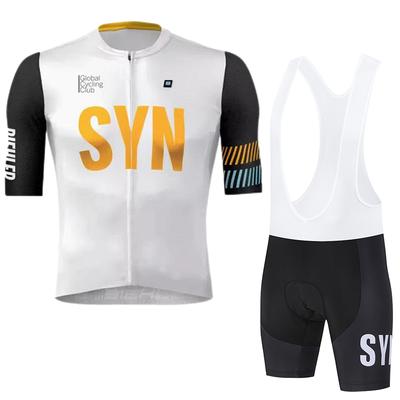 SYN Radsporttrikot Herren Set Sommer Kleidung Kurzarm Straßenrennen Fahrradhemd Anzug MTB Fahrrad Trägerhose 2026 Sommer Atmungsaktives Radsportanzug Setrts