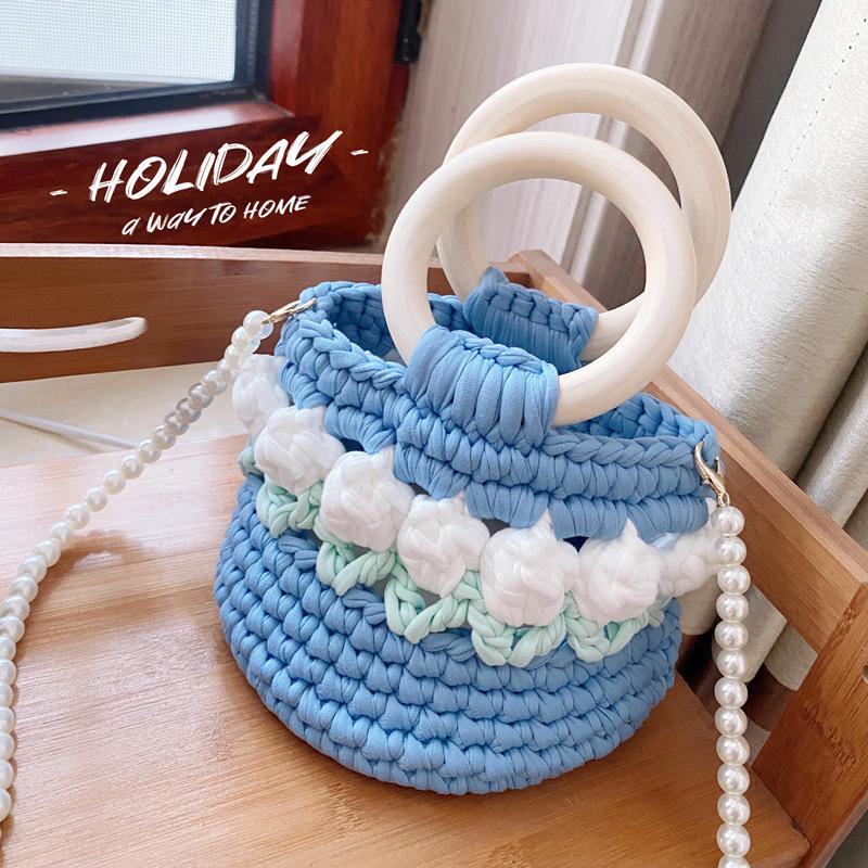 Tulip Hand-Woven Crossbody Bag DIY Kit - Perfect Gift for Your Bestie or Girlfriend