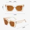 Fashion Vintage Large Frame Sunglasses Trendy Black UV400 Protection for Men Women Travel Shades