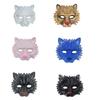 Lion Face Animal Half Mask Dress Up for Halloween Music Festival Costume