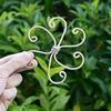 Monstera Plant Support Reusable Coated Iron Stem Holder Flower or Heart Shaped Stabilizer Climbing Plants Stem Support for Indoor Outdoor Plants