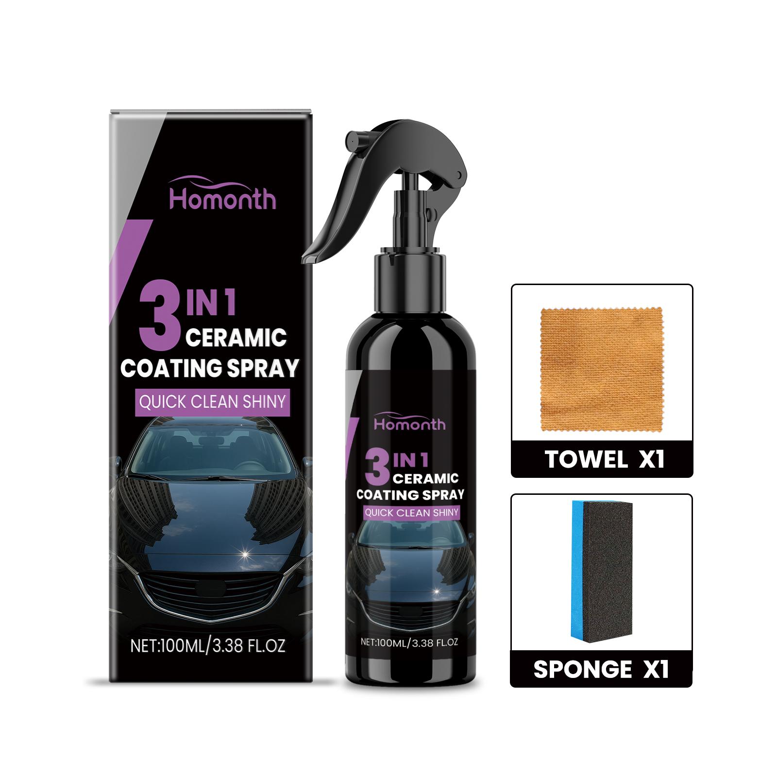 

Homonth Automotive Nano Coating Spray Ultimate Car Paint Protection And Hydrophobic Glass Coating Water Repellent