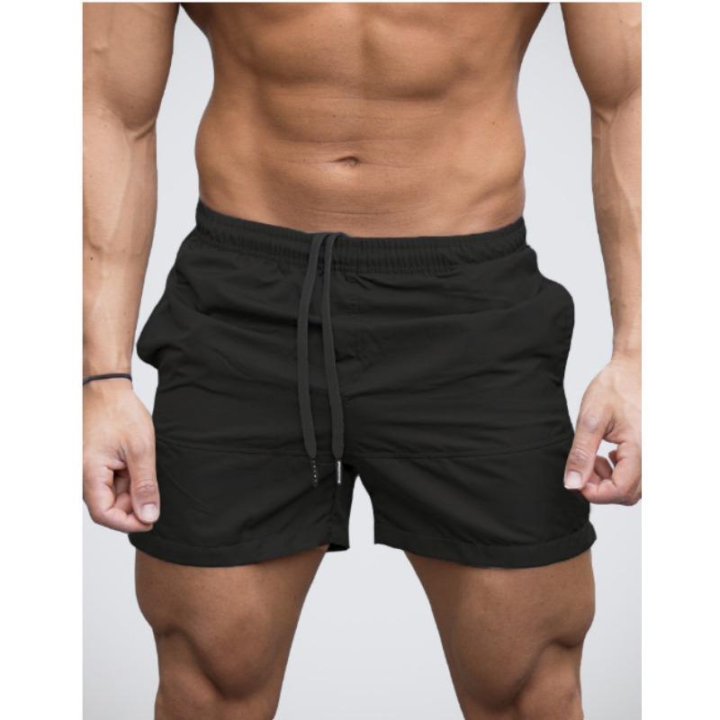 Summer Fashion Lace Up Sports Beach Pants for Men's Fitness Leisure Five Quarter Shorts Men’s