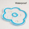 Acrylic Flower Coaster Heat-Resistant Scratch-resistant Cup Pads Non-Slip Cute Transparent Cup Mat for Kitchen Living Room Office