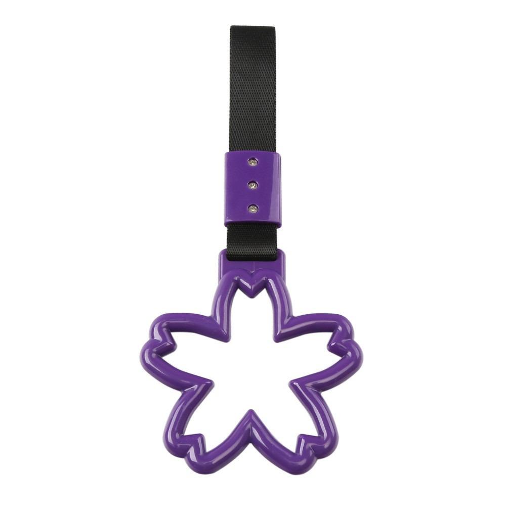 Cherry Blossom Warning Hanging Ring Pendant Car Crash Warning Strap Car Handle Straps  Universal