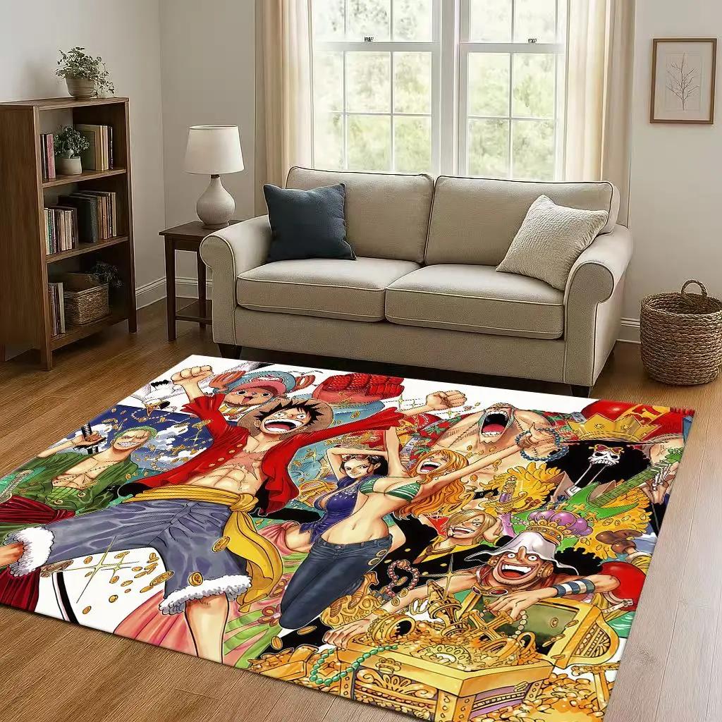 HD Z-Zoro Desen Animat Japonia Anime Covor Zona Non-Alunecare pentru Sufragerie, Dormitor, Cameră de Joacă, Canapea, Ușor de Curățat Decor Casă Preș Copil