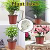 100pcs White Waterproof Plant Labels Non-Fading Plant Tags For Nursery Stakes Pot Outdoor Plant Weather Resistant Garden Markers