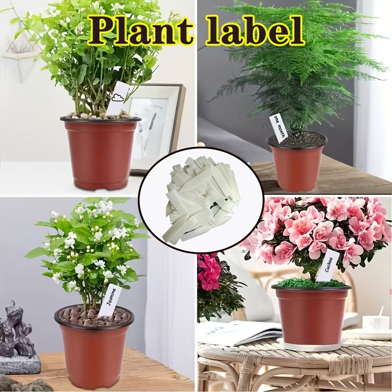 100pcs White Waterproof Plant Labels Non-Fading Plant Tags For Nursery Stakes Pot Outdoor Plant Weather Resistant Garden Markers