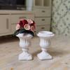 High Simulation Miniature Doll House Ceramic Roman Column for Dollhouse Decoration