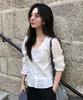 LETTER FROM MOON Notney Round Neck Frill Blouse (Ivory)