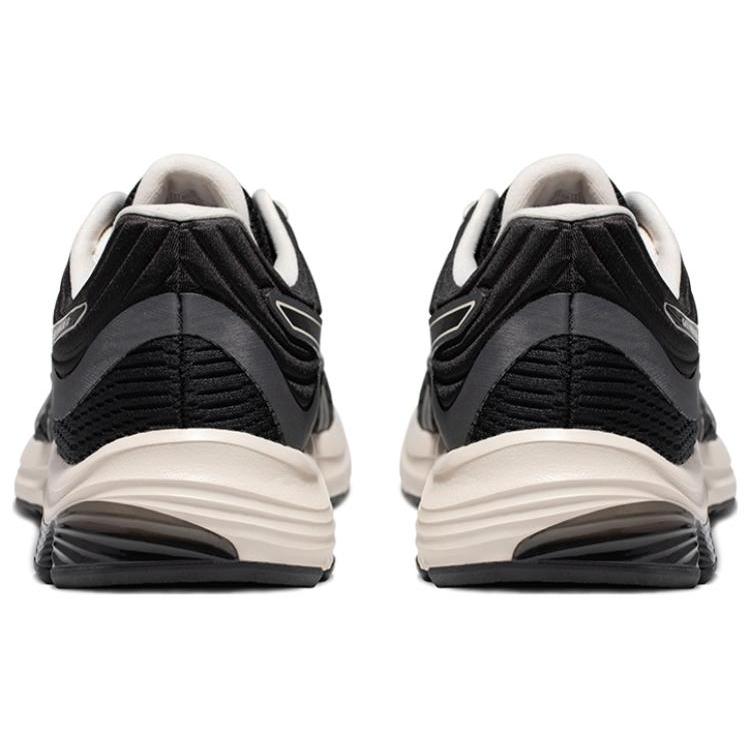 Asics Gel Pulse 11 Cushioning Abrasion Resistant Rebound Low Top Running Shoes Men's Black White (Unisex) Running Shoes 1011B293 003