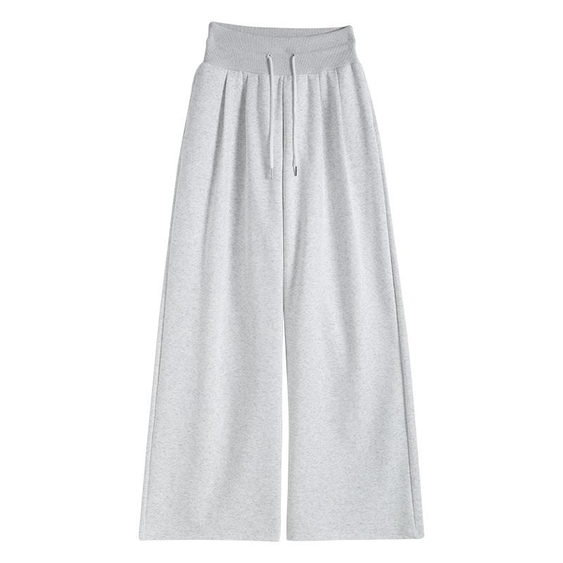 Comfortable and Relaxed Pants Autumn New Small Casual Loose Lazy Style Wide-leg Sweatpants