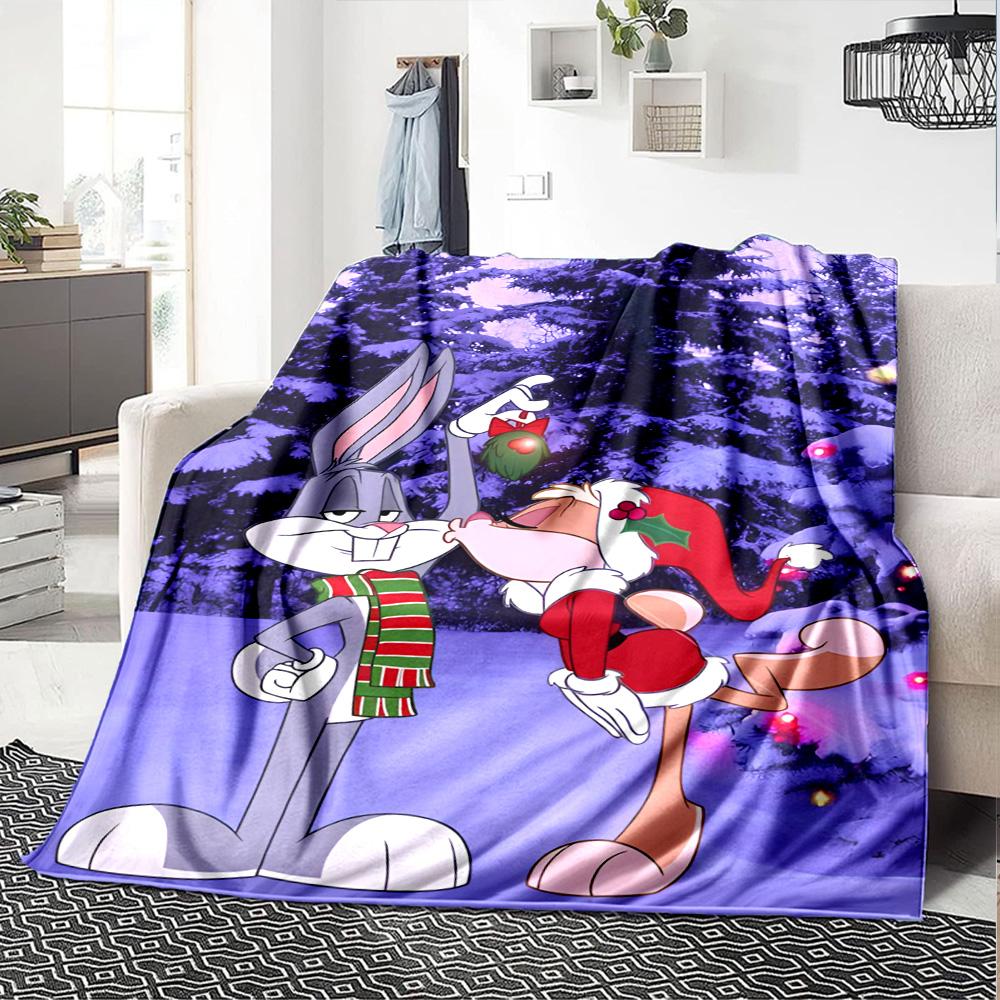 Looney Tunes Blanket Ultra-Soft Great for Bed Office Chair Couch for All Seasons Modern Gifts For Family Or Friends