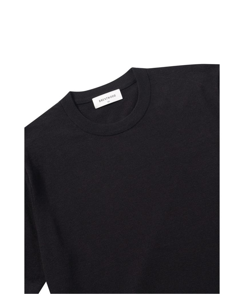 BRENTWOOD [Griffiths] Washable Round Neck Sweater Brwam26451Bkx