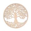 Minimalists Tree Wall Art 11 Inch Elegant Metal Sign Zen Meditation Symbol For Home Living Room Bedroom Office & Studio Decor