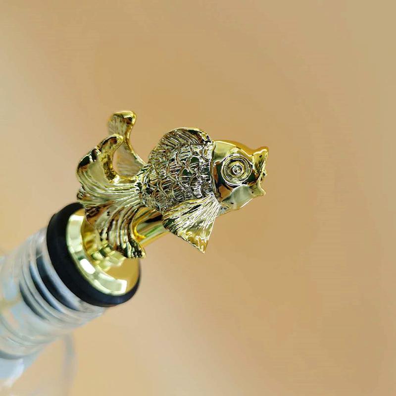 Nový zvierací nalievač na víno Zliatina zinku Jeleň Los Lev Býk Leopard Hlava Antilopy Zátka na víno Nástroje a príslušenstvo pre nápojový bar a nočný klub