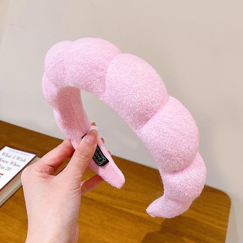 Women's High-End Crown Headband: Sponge Hair Accessory for Face Wash