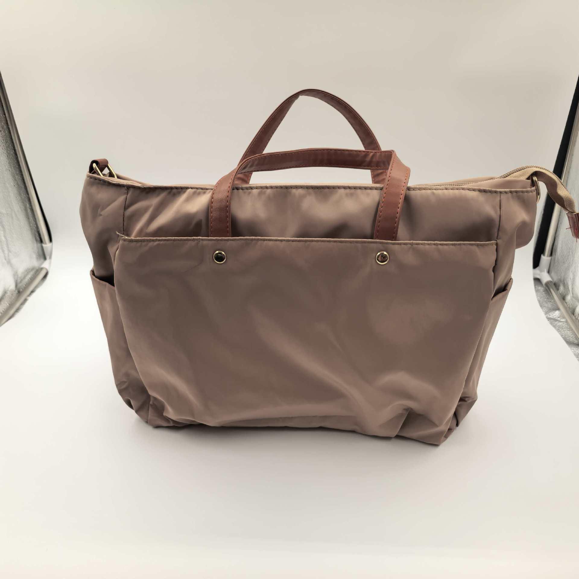 

Waterproof 16-Inch Laptop Handbag: Women s Oxford Cloth Shoulder and Crossbody Bag with Large Capacity абрикосовый