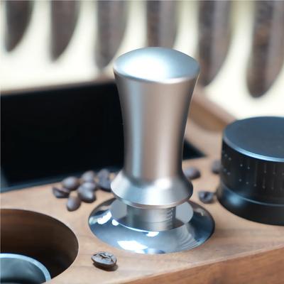 1Pc Coffee Tamper, Coffee Tamper, Stainless Steel Smooth Bottom or Threaded Bottom, Three Sizes: 51mm, 53mm, and 58mm