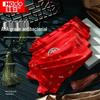 Hongdou Men's Red Cotton Antibacterial Boxer Briefs (4-Pack)