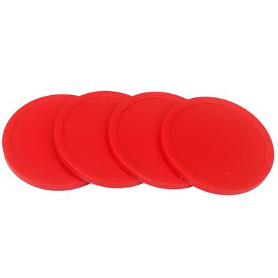 5Pcs Home Air Hockey Pucks 3inch Heavy Replacement Pucks Plastic Round Hockey Pucks for Game Room Gaming Tabletop