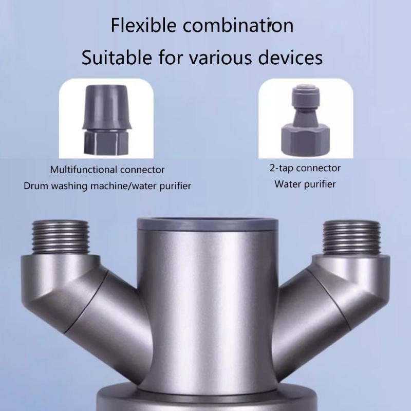 Dishwasher Drain System Pipe Drainpipe Connector Triples Sink Adapters Smell Prevention Efficient Sink Drain Interfaces