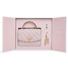 Charles & Keith Gift Box Style With Wing Chain Bag Quilted Small Square Bag Women Handbags Cotton-Candy-Pink CK17-50701608-A