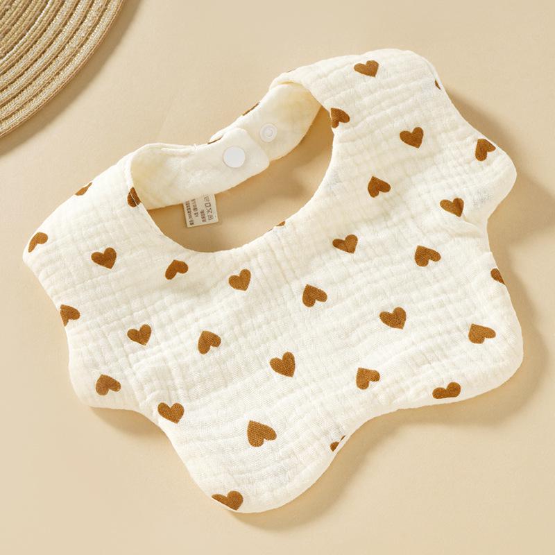 Baby Cotton Bib & Scarf Set - Infant Triangle Design