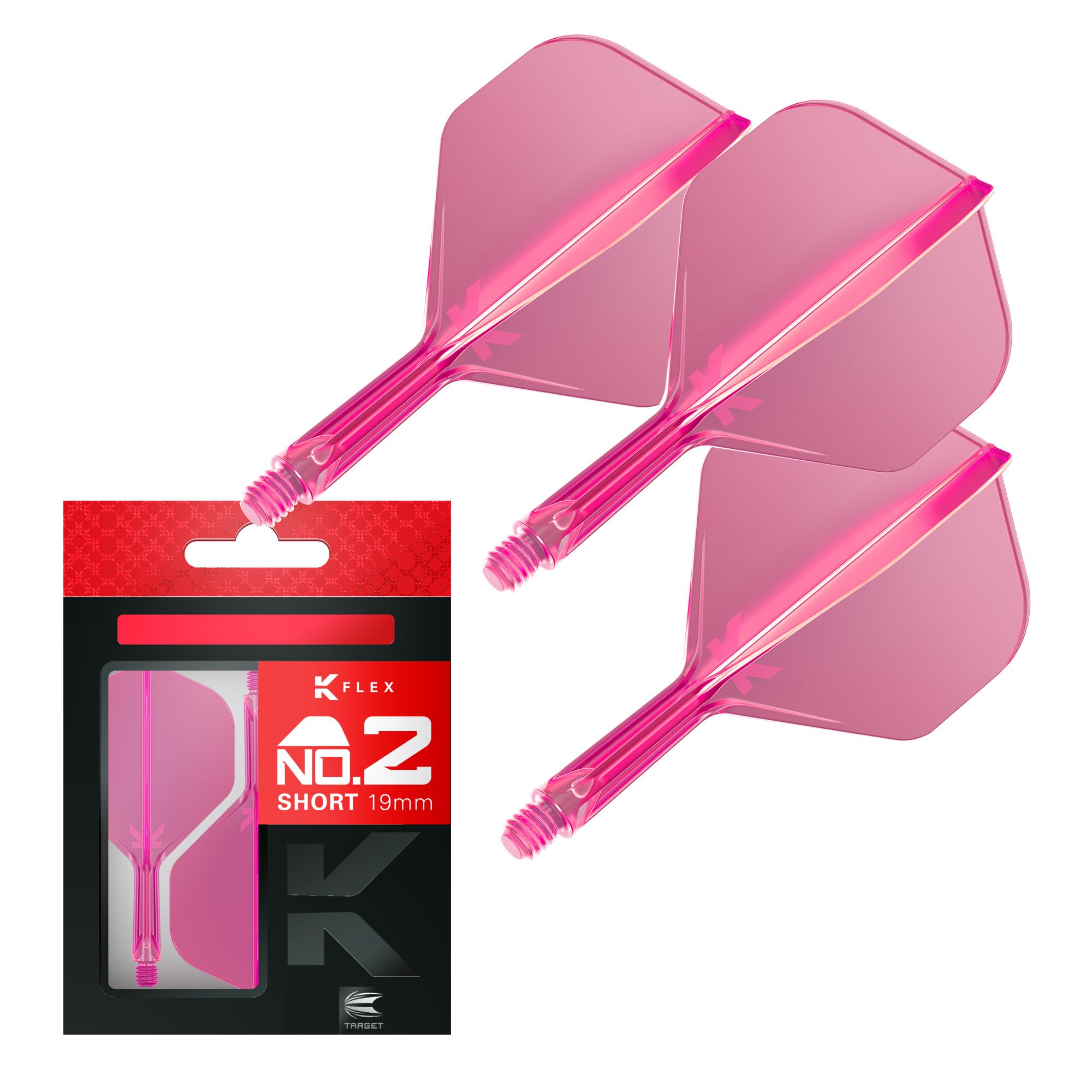 TARGET K-FLEX FLIGHT NEON SHAPE/NO2 pink 19mm