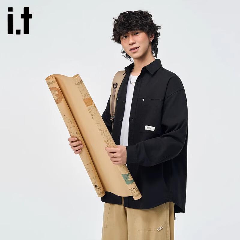 Izzue Hong Kong Style Unisex Long Sleeve Shirt XL